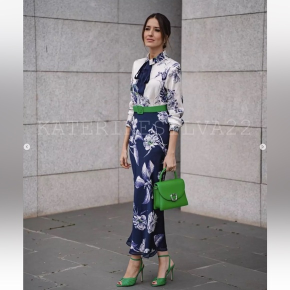 ZARA PRINTED SHIRT WITH TIE 2345/115 - Picture 4 of 6